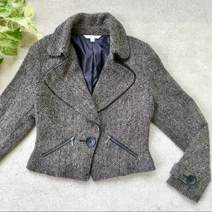 CAbi |Cropped Motorcycle Jacket Blazer